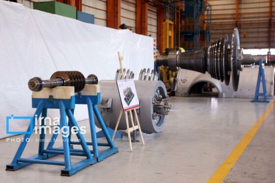 رونمایی از توربین گازی پیشرفته کلاس «اف ایرانی»