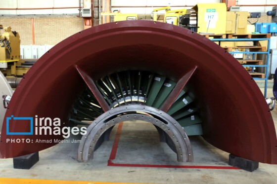 رونمایی از توربین گازی پیشرفته کلاس «اف ایرانی»