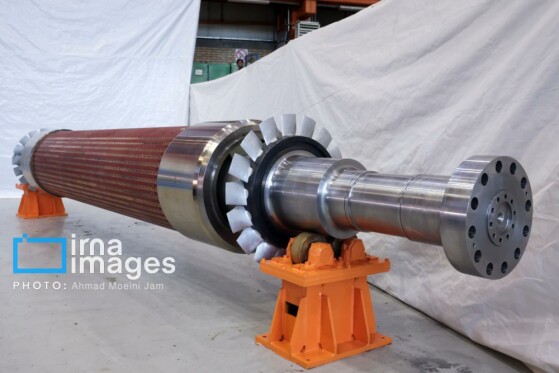 رونمایی از توربین گازی پیشرفته کلاس «اف ایرانی»