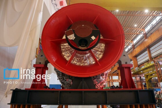 رونمایی از توربین گازی پیشرفته کلاس «اف ایرانی»