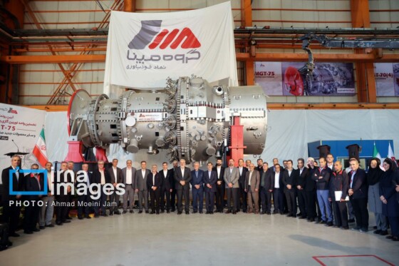 رونمایی از توربین گازی پیشرفته کلاس «اف ایرانی»