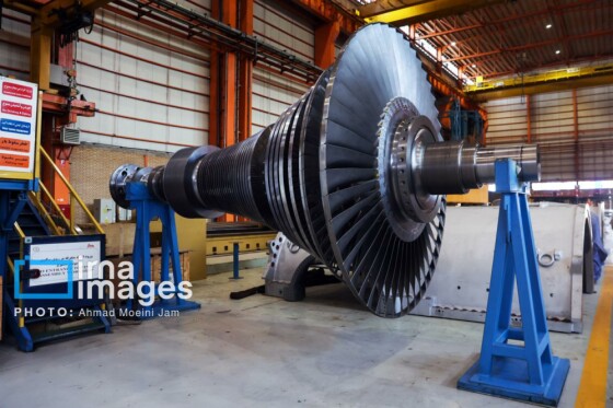 رونمایی از توربین گازی پیشرفته کلاس «اف ایرانی»