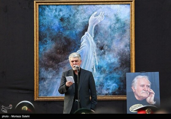 مراسم تشییع پیکر استاد محمود فرشچیان