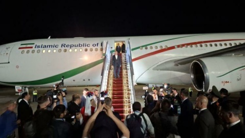 پزشکیان وارد مینسک پایتخت بلاروس شد