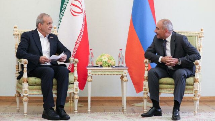 مذاکرات دوجانبه پزشکیان و پاشینیان برگزار شد