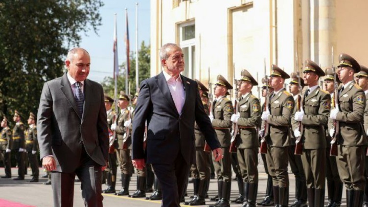 استقبال رسمی نیکول پاشینیان از مسعود پزشکیان