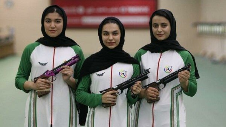 تیم تپانچه ۱۰ متر دختران نوجوان صاحب مدال نقره آسیا شد