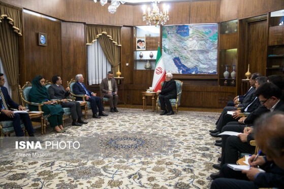 دیدار وزیر امنیت غذایی و تحقیقات ملی پاکستان با معاون اول رئیس جمهور