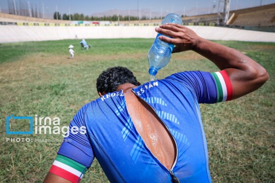 تمرین تیم پارادوچرخه‌سواری