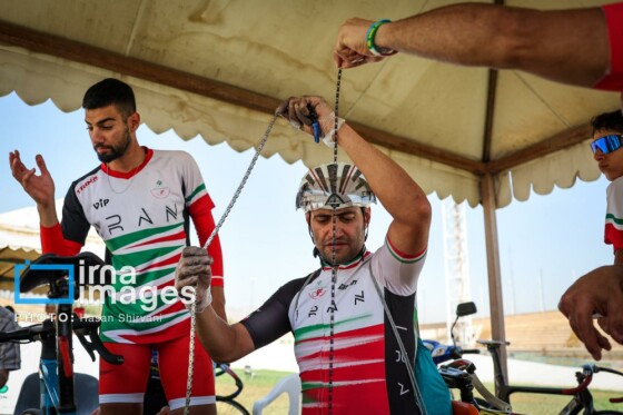 تمرین تیم پارادوچرخهسواری