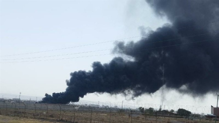 آتش‌سوزی ضایعات لاستیک در میدان آذربایجان تبریز مهار شد