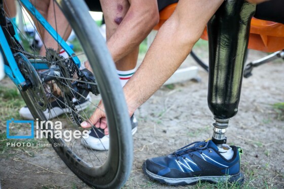 تمرین تیم پارادوچرخهسواری