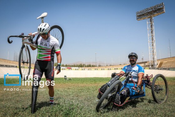 تمرین تیم پارادوچرخهسواری