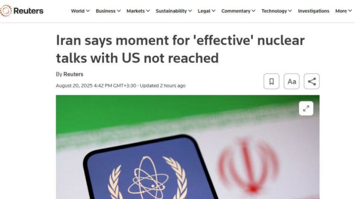 هنوز وقت مذاکره نیست