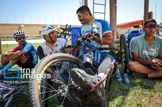 تمرین تیم پارادوچرخهسواری