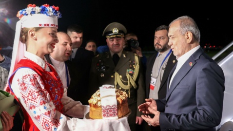 روایت تصویری از سفر پزشکیان به بلاروس