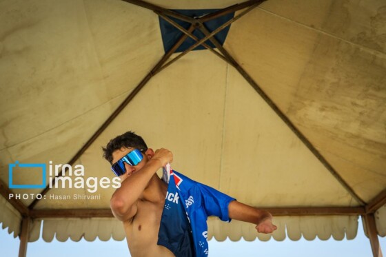 تمرین تیم پارادوچرخه‌سواری