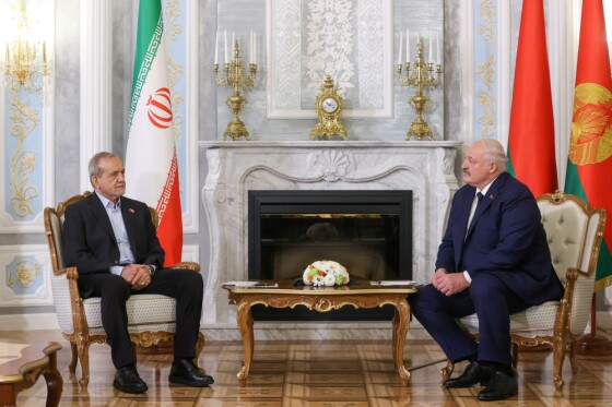 دیدار روسای جمهور ایران و بلاروس