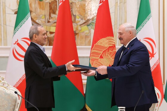 امضای بیانیه مشترک و اسناد همکاری میان ایران و بلاروس