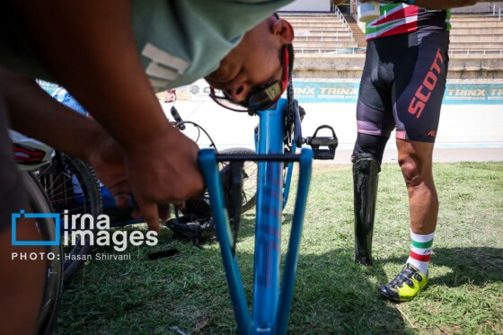 تمرین تیم پارادوچرخهسواری