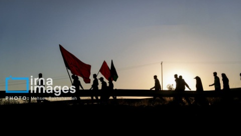 گزارش تصویری/ زائران پیاده در راه مشهد الرضا(ع)
