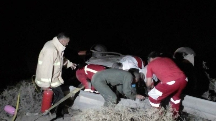 واژگونی خودرو در آزادراه زنجان - تبریز یک کشته برجای گذاشت