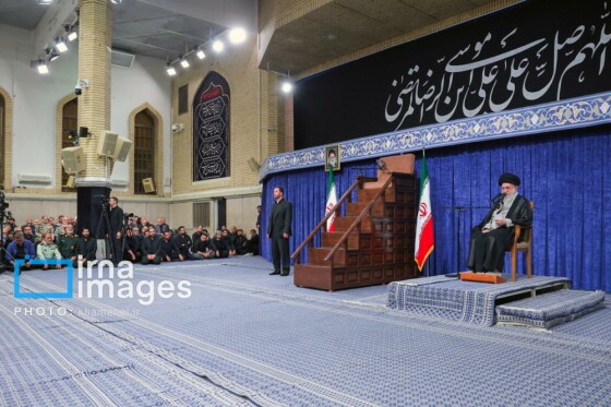 عزاداری شهادت امام رضا (ع) با حضور رهبر انقلاب