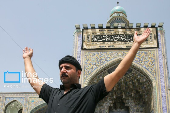 عزاداری شهادت امام رضا (ع) در حرم رضوی