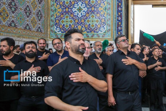 عزاداری شهادت امام رضا (ع) در حرم رضوی