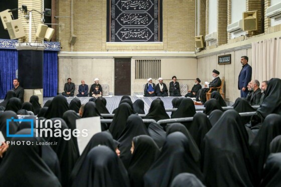 عزاداری شهادت امام رضا (ع) با حضور رهبر انقلاب