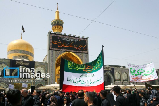 عزاداری شهادت امام رضا (ع) در حرم رضوی