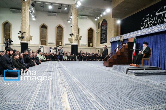 عزاداری شهادت امام رضا (ع) با حضور رهبر انقلاب