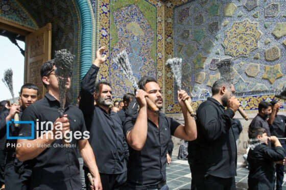 عزاداری شهادت امام رضا (ع) در حرم رضوی