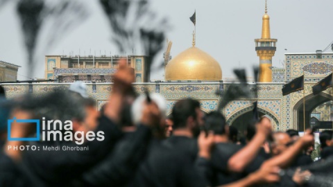 گزارش تصویری/ عزاداری شهادت امام رضا (ع) در حرم رضوی