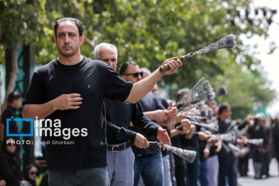 عزاداری شهادت امام رضا (ع) در حرم رضوی