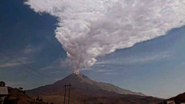 ماجرای ابر سفید اطراف دماوند چه بود؟