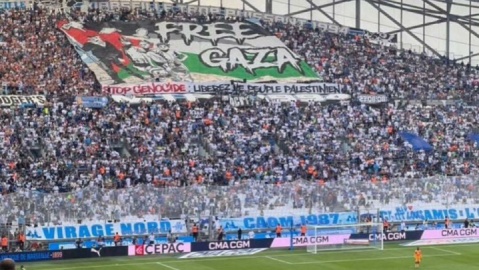 فریاد «غزه را آزاد کنید» در قلب فوتبال فرانسه