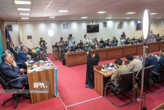 نشست خبری سیدعباس صالحی وزیر فرهنگ و ارشاد اسلامی