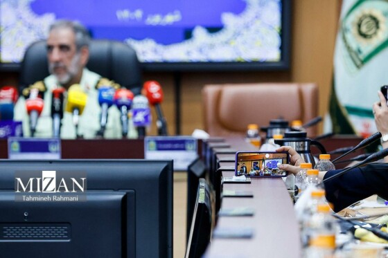 نشست خبری فرمانده انتظامی تهران بزرگ