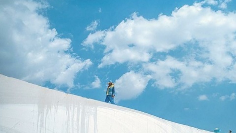 سقوط هولناک کارگر از ارتفاع ۶ متری معدن سنگ