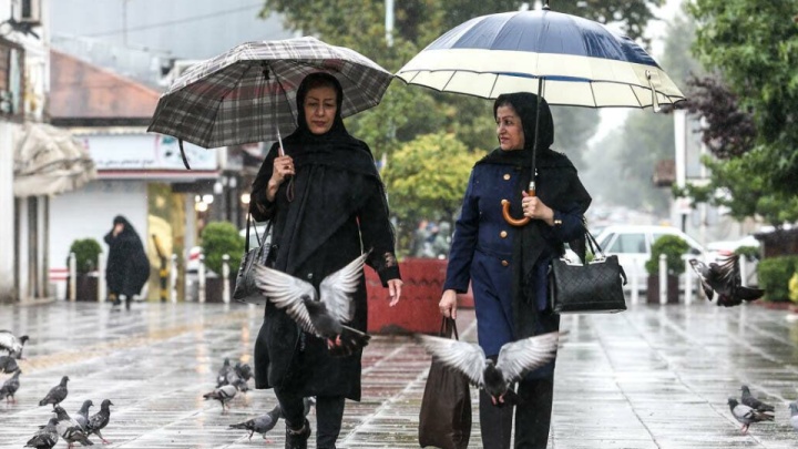 رگبار باران و رعد و برق برای سه استان شمالی/ جنوب شرق کشور بارانی می‌شود