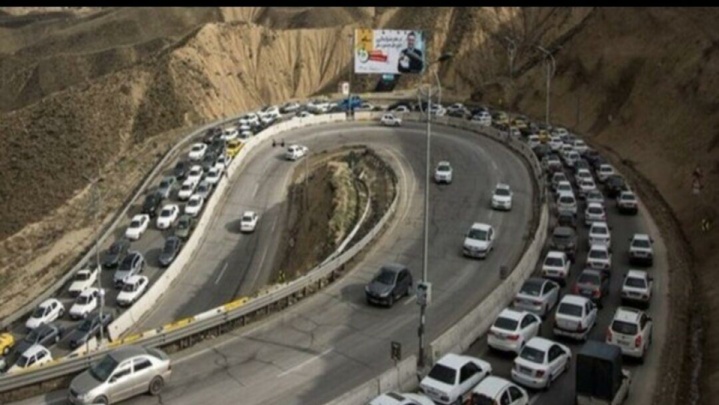 آزادراه تهران-شمال و کرج-چالوس یک‌طرفه شد