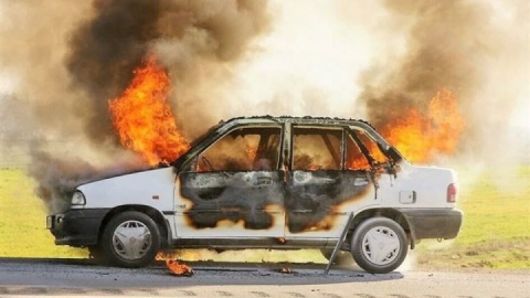 ۲ کشته و ۳ مصدوم در واژگونی و آتشسوزی پراید در سنگان خواف