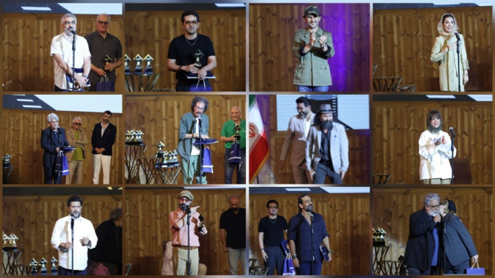 الناز شاکردوست و میرسعید مولویان برندگان جایزه بازیگر نقش اول زن و مرد جشن انجمن منتقدان و نویسندگان سینمایی ایران شدند