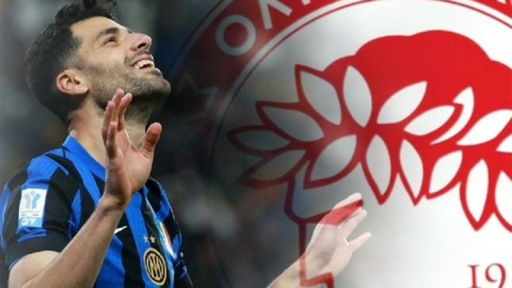 مهاجم ایرانی تیم فوتبال اینتر با باشگاه المپیاکوس به توافق رسید