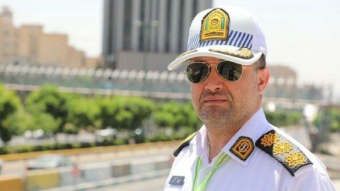 تصادف زنجیره‌ای ۶ خودرو در خیابان دولت‌آباد تهران