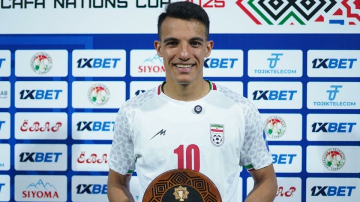 انتخاب حسین‌زاده به عنوان بهترین بازیکن دیدار ایران و هند