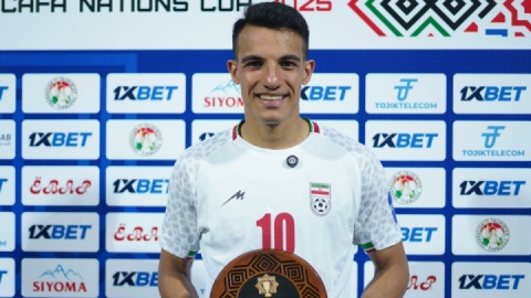 انتخاب حسین‌زاده به عنوان بهترین بازیکن دیدار ایران و هند