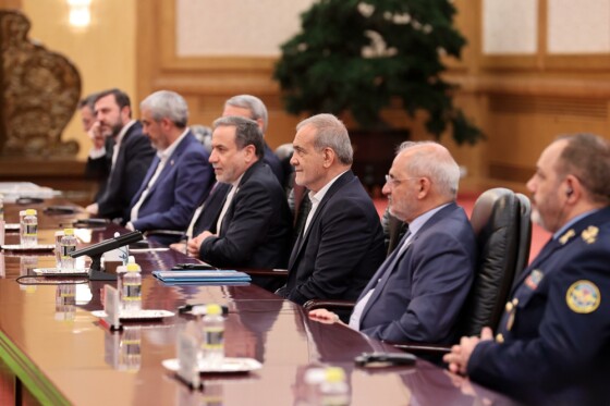 دیدار روسای جمهور ایران و چین