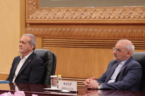 دیدار روسای جمهور ایران و چین